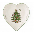 Christmas Tree Bowl 18cm Pierced Heart - 4