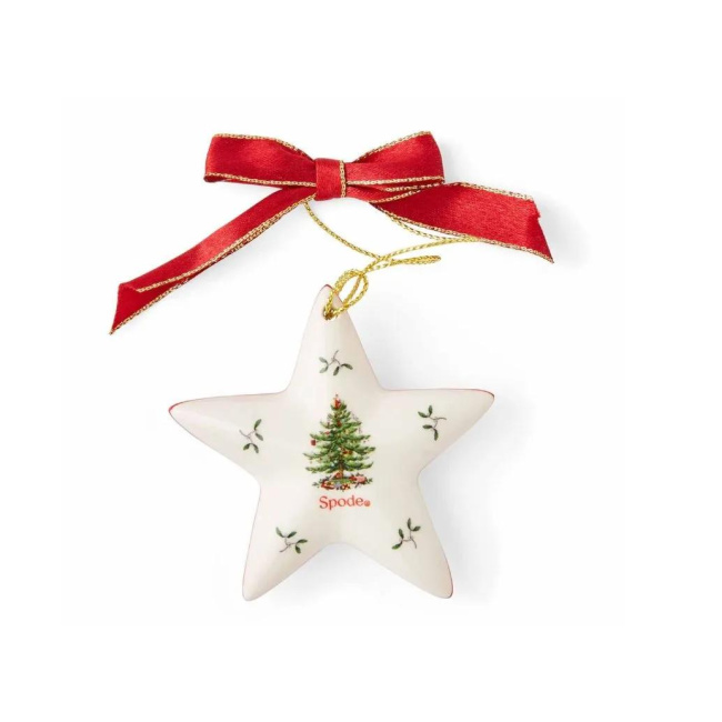 Christmas Tree Hanging Ornament 7cm Star