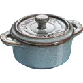 Garnek Mini Cocotte 200ml 10cm turkusowy - 1