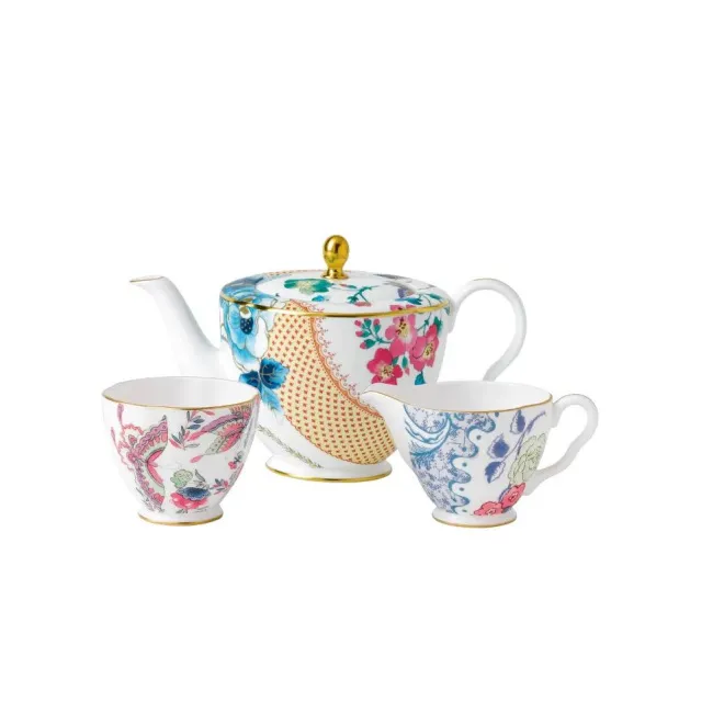 Butterfly Bloom Pitcher + Sugar Bowl and Creamer