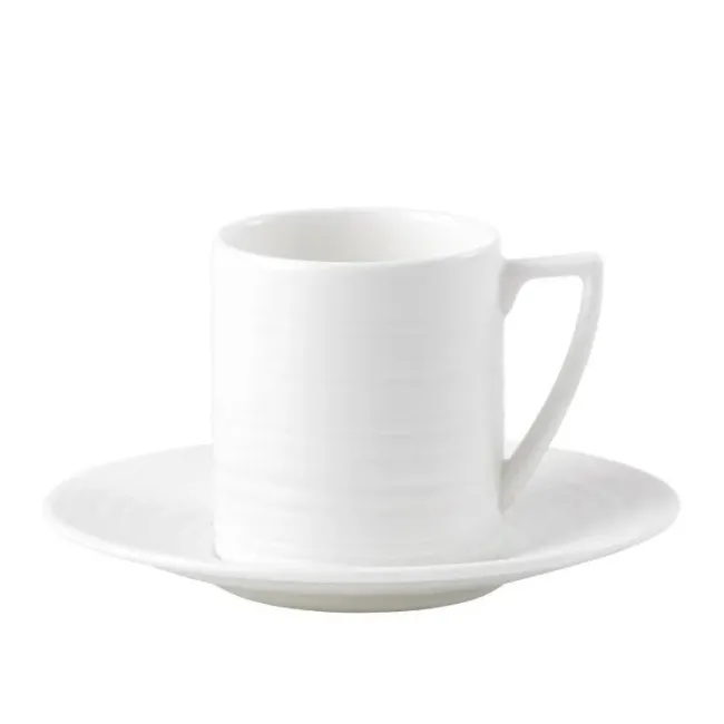 Filiżanka ze spodkiem Jasper Conran Strata 200ml do kawy