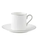 Filiżanka ze spodkiem Vera Wang Blanc sur Blanc 80ml do espresso - 1