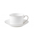 Vera Wang Blanc Sur Blanc Coffee Cup with Saucer 210ml - 1