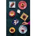 Set of 4 Wonderlust Tea Cups with Saucers 140ml - 6