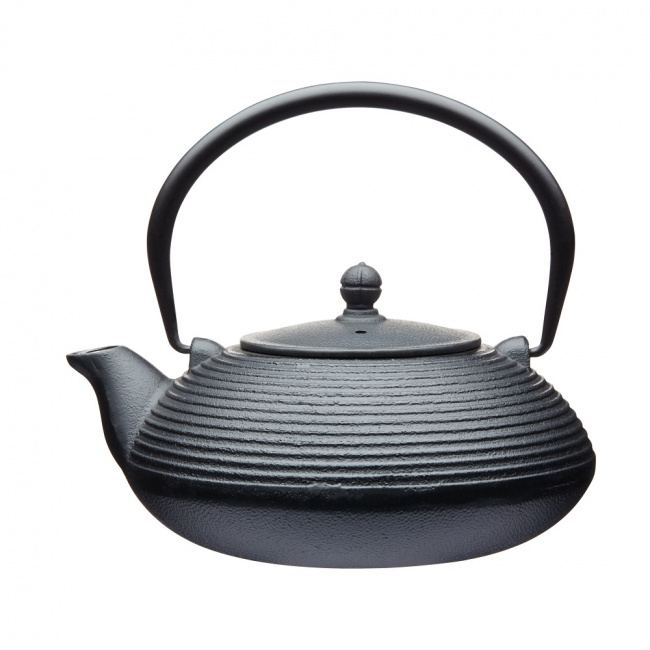 900ml Black Iron Teapot - 1
