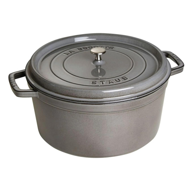 Garnek żeliwny Cocotte 30cm 8,35l grafitowy (II gatunek)