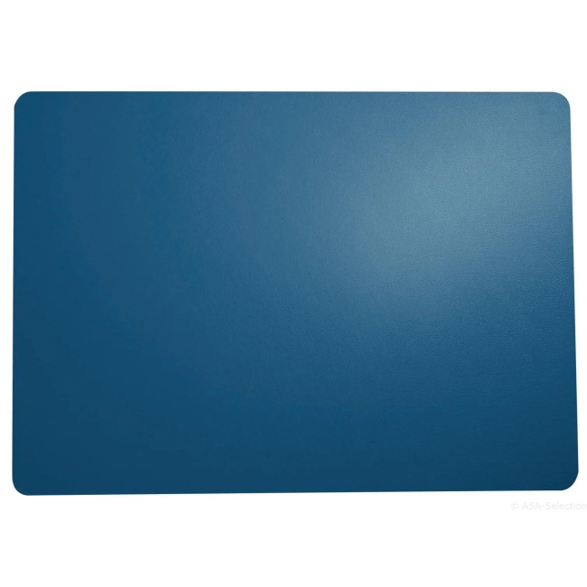 Leather Optic Placemat 33x46cm Indigo