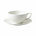 Jasper Conran Strata Cup with Saucer 200ml for Tea