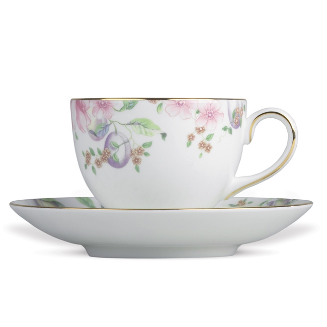 Sweet Plum Cup with Saucer 180ml for Tea - 1