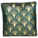 Poduszka Velvet Petrol Gold 45x45cm - 1