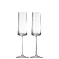 Set of 2 Vera Wang Metropolitain Flute Glasses 220ml for Champagne - 1