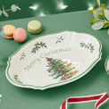 Christmas Tree Platter 28cm Merry Christmas - 3