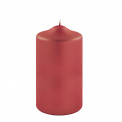 Candle 15x5cm 80h Red Metallic - 1