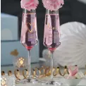 Set of 2 280ml Love Champagne Glasses - 4