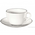 a'Table Ligne Cup with Saucer 250ml for Coffee/Tea - 1