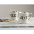 Set of 2 Stir It Up 280ml Mugs Mine and Yours - 3