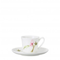 Filiżanka ze spodkiem Jade Magnolia 200ml do kawy - 1