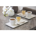 Manufacture Rock Blanc Cup with Saucer 200ml for Coffee - 5
