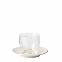 Artesano Hot Beverages Glass with Saucer 110ml for Espresso - 1