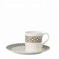 MetroChic Cup with Saucer 210ml for Coffee - 1
