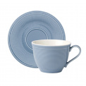 Color Loop Horizon Cup with Saucer 250ml for Coffee - 1