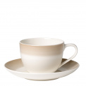 Colourful Life Natural Cotton Cup with Saucer 230ml for Coffee - 1