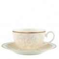 Ivoire Cup with Saucer 400ml Breakfast - 1