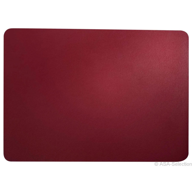 Leather Optic Placemat 46x33cm Eco-leather Magnolia