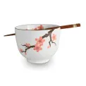 Soba Bowl 13x10cm + Sakura Chopsticks