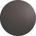 Leather Optic Placemat 38cm Eco-leather Basalt