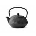 800ml Black Cast Iron Teapot Jang - 1