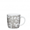 Barrel Mug 425ml White Flower - 1