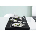 Leather Table Runner 50x135cm Eco-leather Basalt - 3