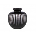 Black Carved Vase 28cm - 1