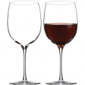 Set of 2 Elegance Bordeaux Wine Glasses - 1
