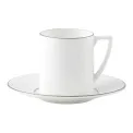 Filiżanka ze spodkiem Jasper Conran Platinum 90ml do espresso
