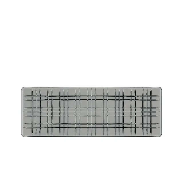 Square Smoke Plate 42x15cm