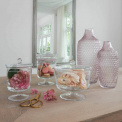 Glass Container on Stand Poesia 18cm - 2