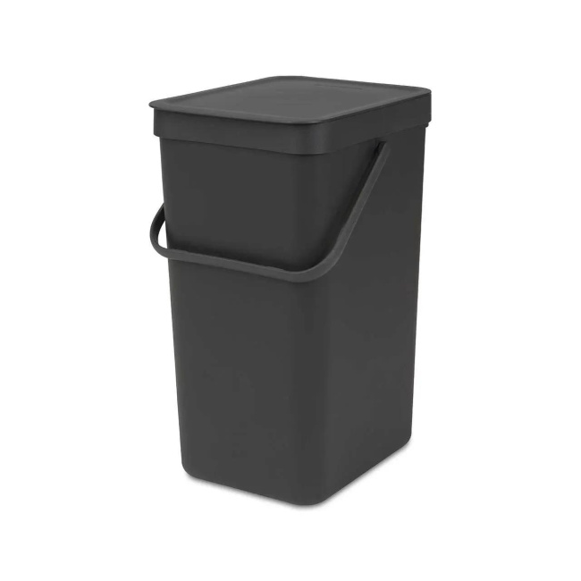 Sort & Go Waste Bin 16L Grey
