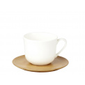 Teacup with Saucer 400ml for Coffee/Tea - 1
