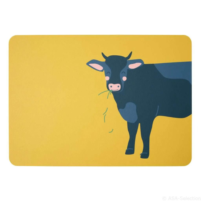 Leather Optic Coaster 46x33cm Cow Kerstin