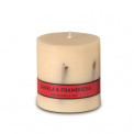 Cinnamon & Raspberry Scented Candle 8x8cm - 1