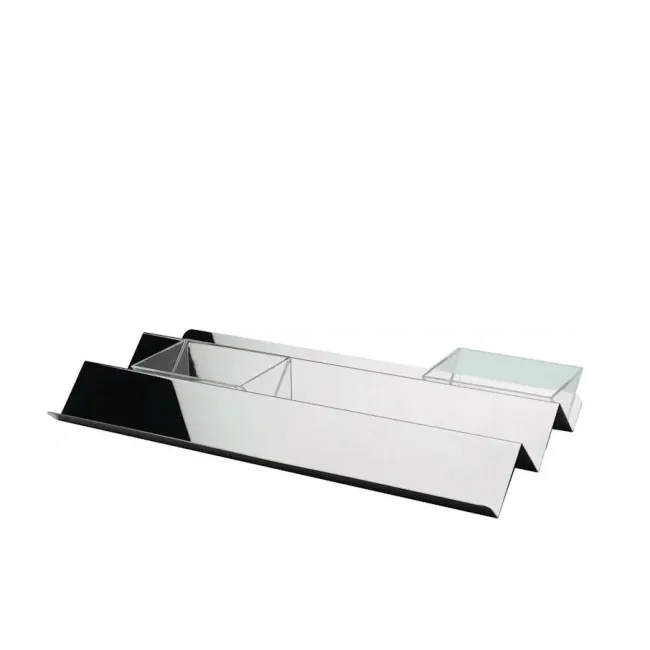 Steel V Tray Serving Platter 45cm