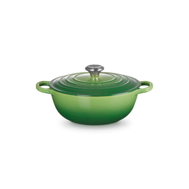 Signature Cast Iron Pot 26cm 4.1l Bamboo Green