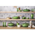Signature Cast Iron Pot 26cm 4.1l Bamboo Green - 8