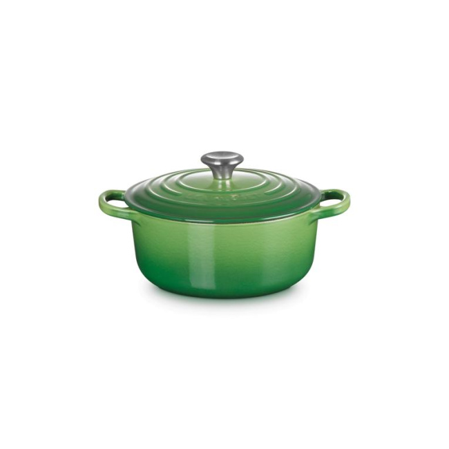 Signature Cast Iron Pot 20cm 2.4l Bamboo Green