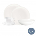 a'Table Coupe Coffee-Dinner Set for 6 People (30 pieces)
