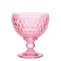Boston Coloured Rose Goblet 400ml
