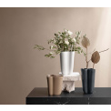 Blossom 21.5x16.5cm Black Iron Vase - 2
