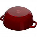 Garnek żeliwny Cocotte 26cm 5l grenadynowy - 8